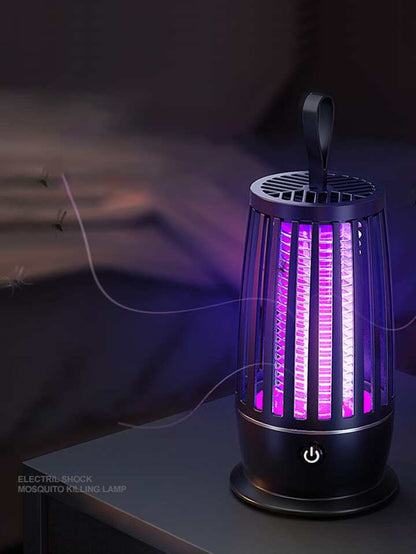 ¡LÁMPARA MATA MOSQUITOS LED RECARGABLE!