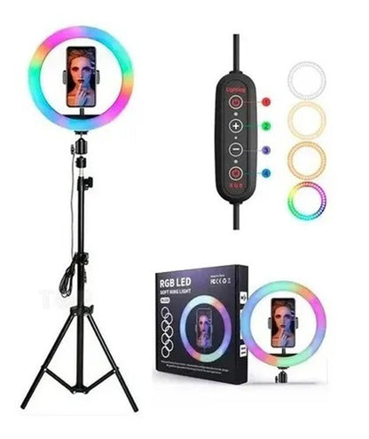 ¡ARO DE LUZ RGB LED FLASH!