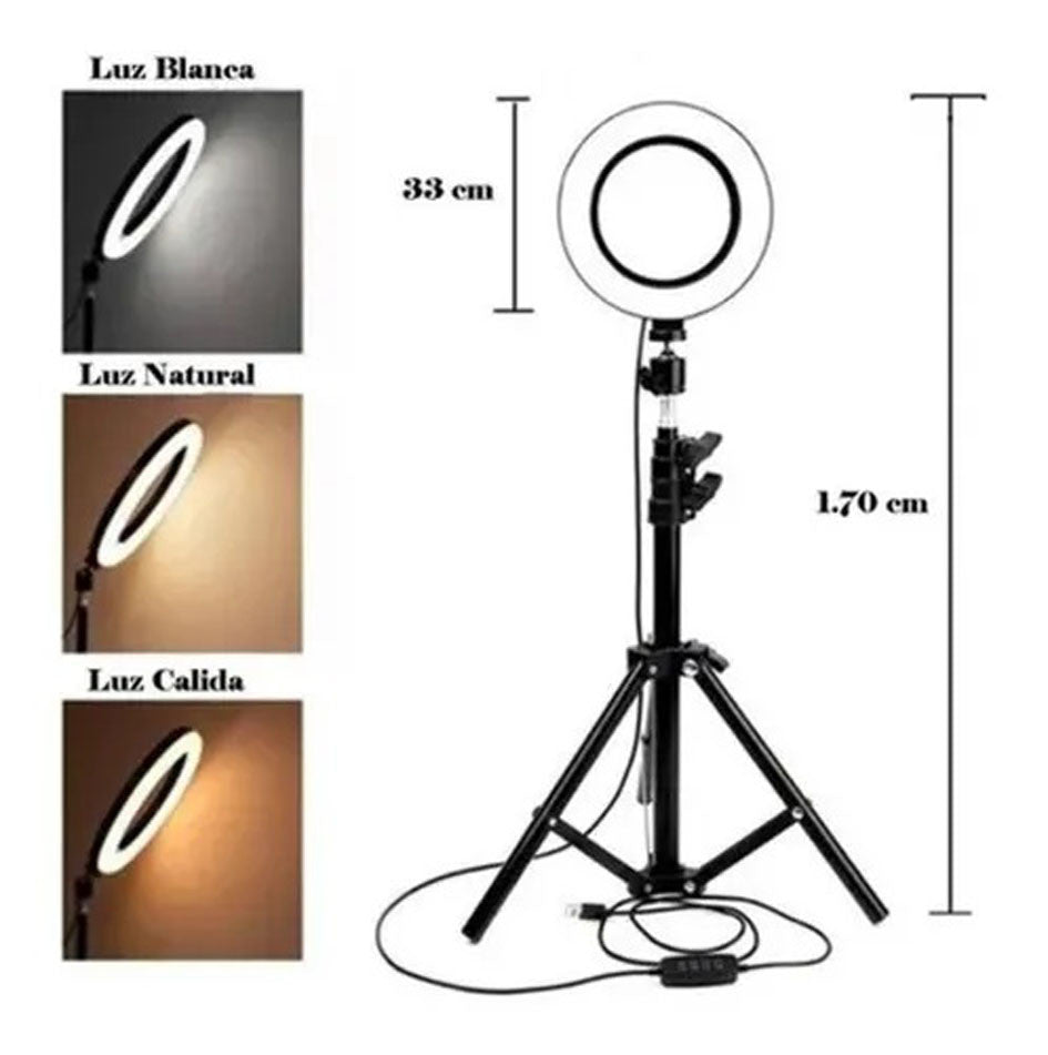 ¡ARO DE LUZ RGB LED FLASH!