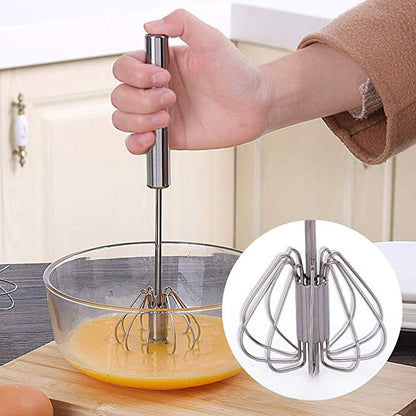 ¡BATIDORA MANUAL ACERO INOXIDABLE!