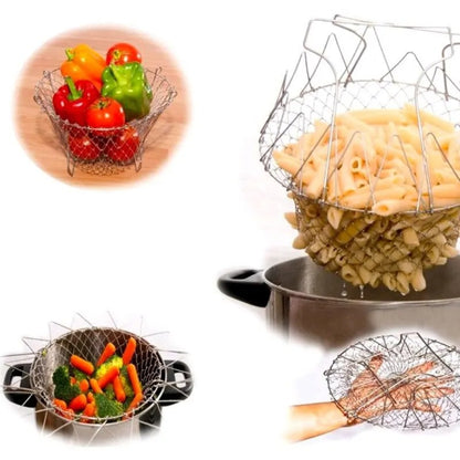 ¡CESTA ESCURRIDORA Y FREIDORA PARA ALIMENTOS!