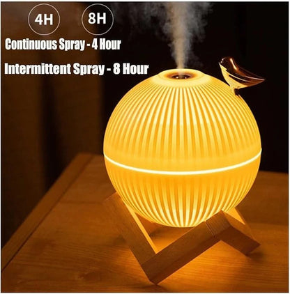 ¡LAMPARA HUMIDIFICADOR DE ESFERA CON BASE!