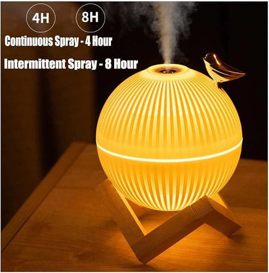 ¡LAMPARA HUMIDIFICADOR DE ESFERA CON BASE!