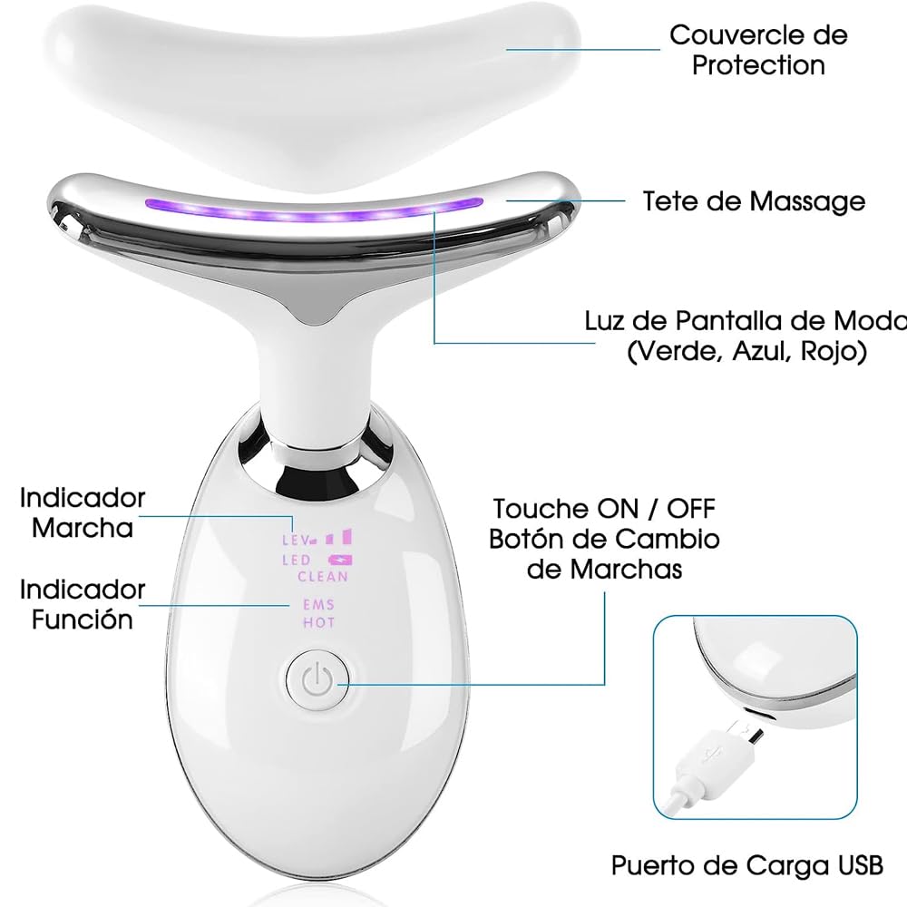 ¡MASAJEADOR FACIAL REDUCTOR DE PAPADA!