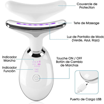 ¡MASAJEADOR FACIAL REDUCTOR DE PAPADA!