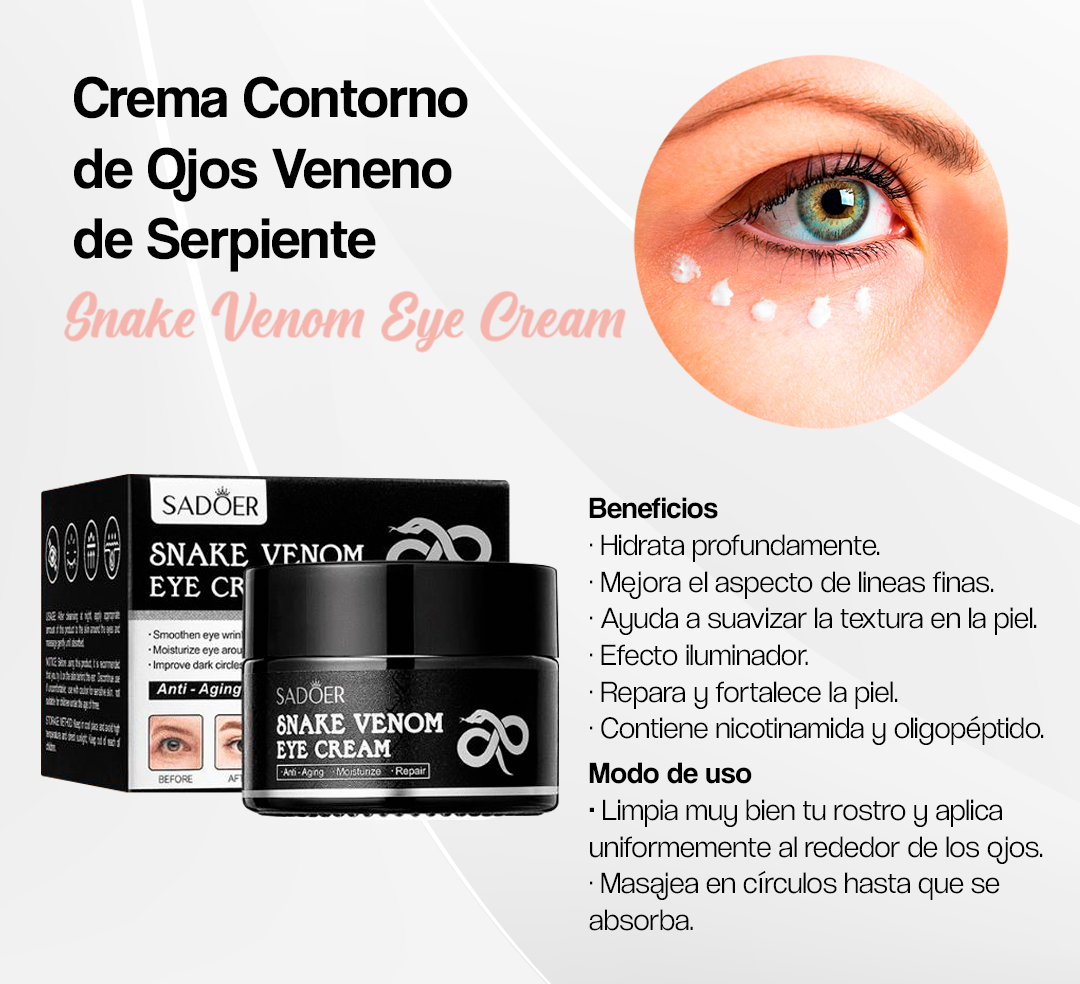 ¡2x1 CREMA ANTIENVEJECIMIENTO CONTORNO DE OJOS!