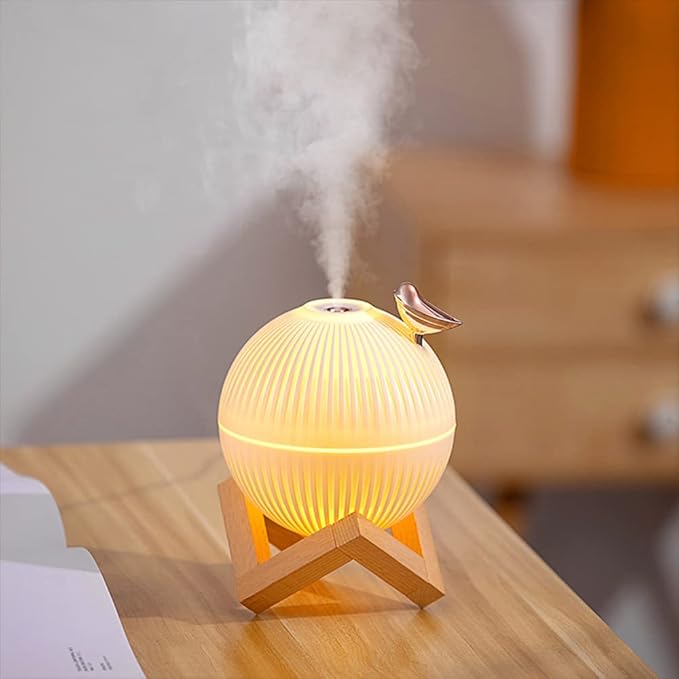 ¡LAMPARA HUMIDIFICADOR DE ESFERA CON BASE!