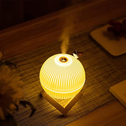 ¡LAMPARA HUMIDIFICADOR DE ESFERA CON BASE!