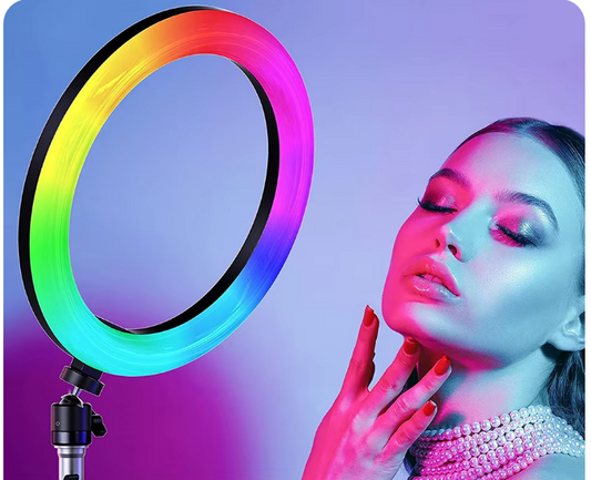 ¡ARO DE LUZ RGB LED FLASH!