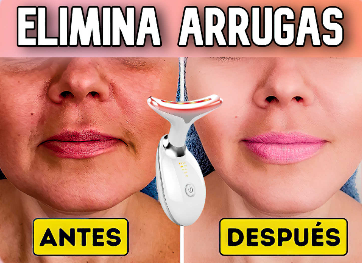 ¡MASAJEADOR FACIAL REDUCTOR DE PAPADA!