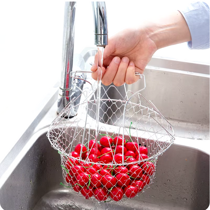 ¡CESTA ESCURRIDORA Y FREIDORA PARA ALIMENTOS!
