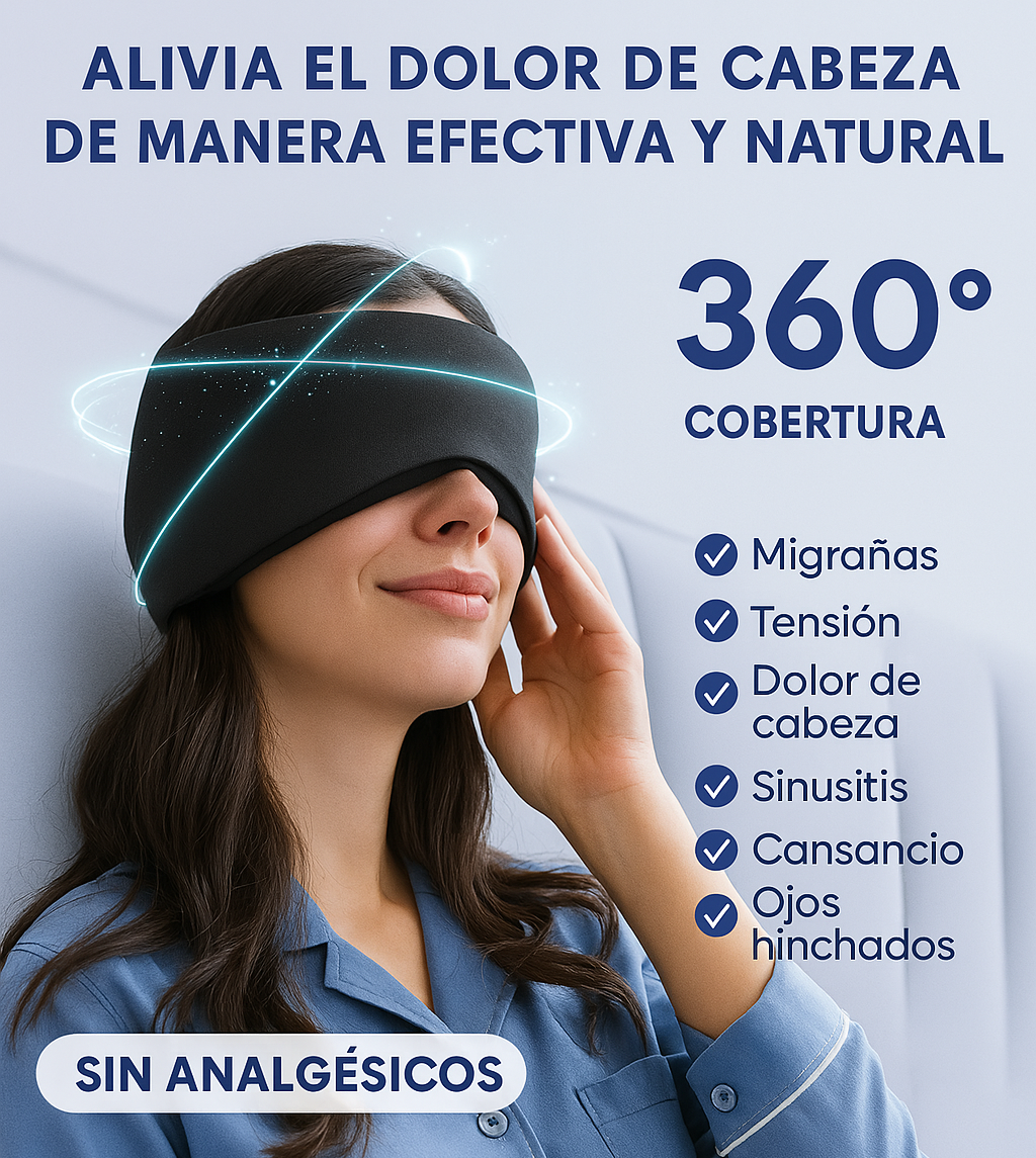 ¡GORRO PARA ALIVIAR MIGRAÑA Y ANSIEDAD!