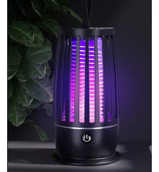 ¡LÁMPARA MATA MOSQUITOS LED RECARGABLE!
