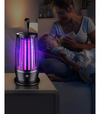 ¡LÁMPARA MATA MOSQUITOS LED RECARGABLE!