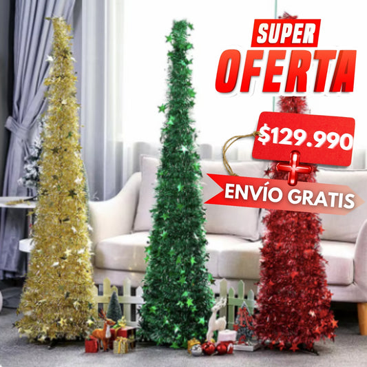 ¡ARBOL DE NAVIDAD PLEGABLE!
