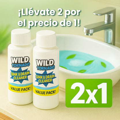 Destapa Cañerías Wild Tornado 2x1 | 100g c/u