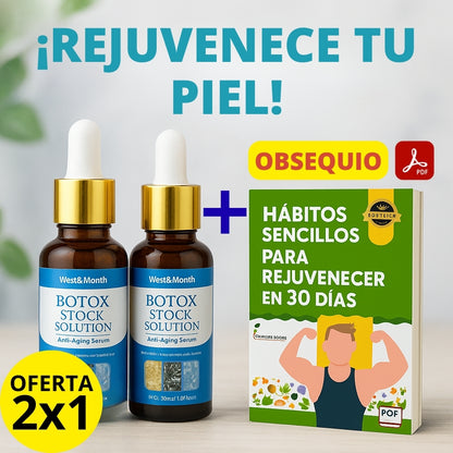Serum Antiarrugas 2x1 + E-book "Hábitos Sencillos para Rejuvenecer en 30 Días"