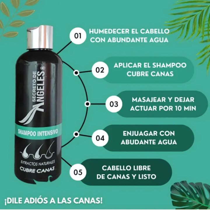 Shampoo Cubre Canas + 2 Obsequios