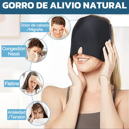 ¡GORRO PARA ALIVIAR MIGRAÑA Y ANSIEDAD!