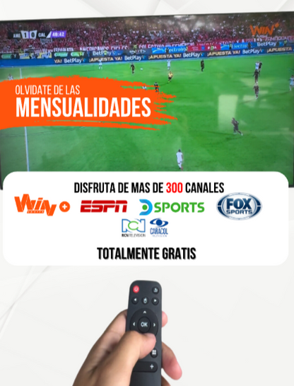 ¡ADAPTADOR A SMART TV +2000 CANALES GRATIS!