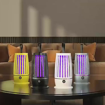 ¡LÁMPARA MATA MOSQUITOS LED RECARGABLE!
